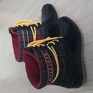 Tommy Hilfiger Flannel Rain Boots